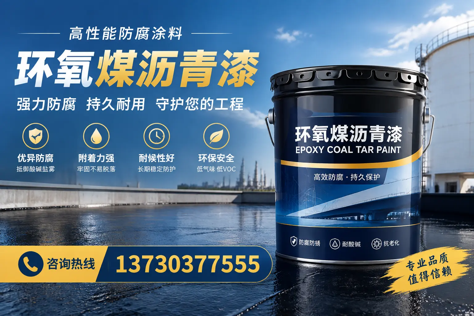 环氧煤沥青漆的耐久性分析，适合濉溪的使用场景
